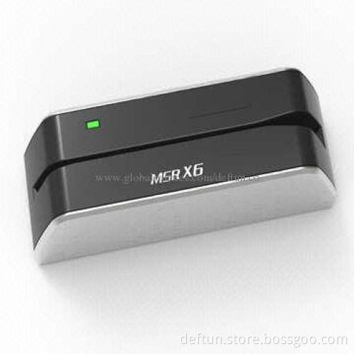 Hico Magnetic Card Reader and Writer than MSR606, Silver, Black Colors